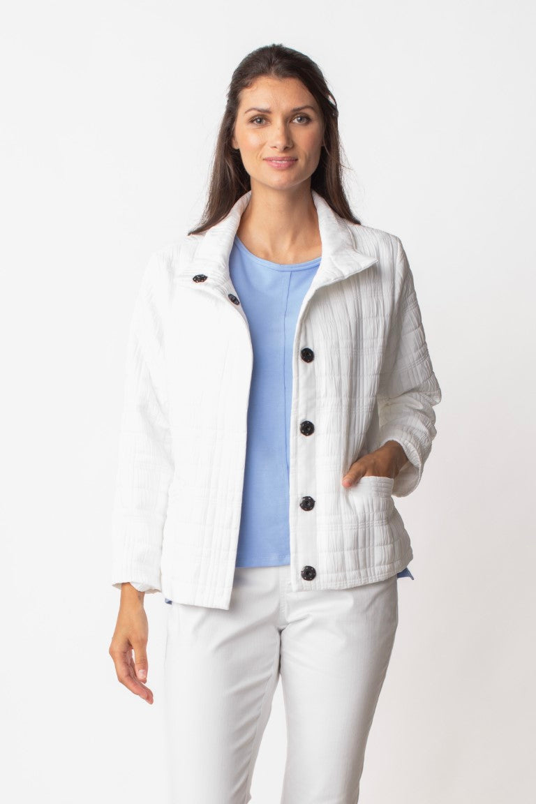 Quilted Jacket in White