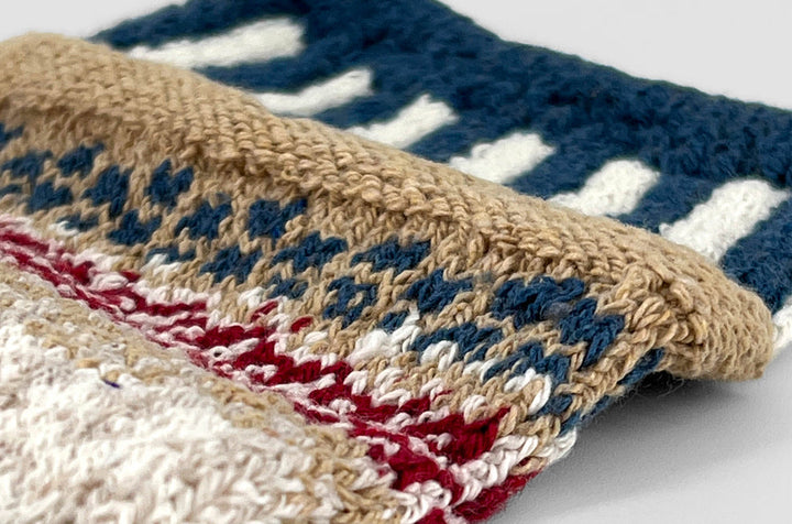 Crew Socks in Bateau Mouche: Size Medium