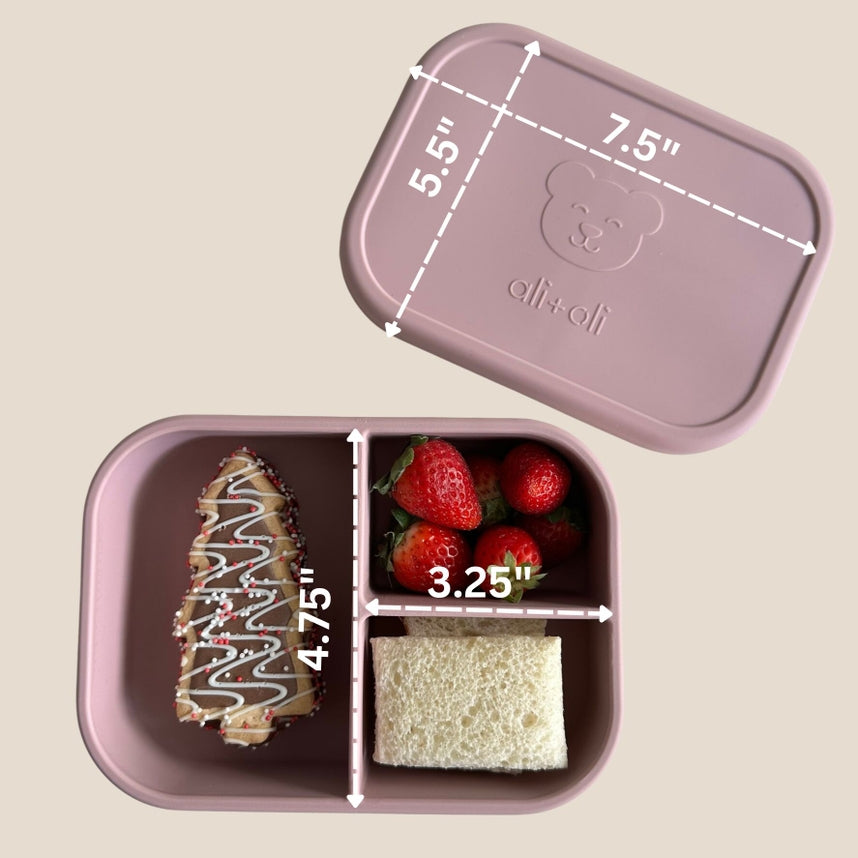 Leakproof Silicone Bento Box in Rose