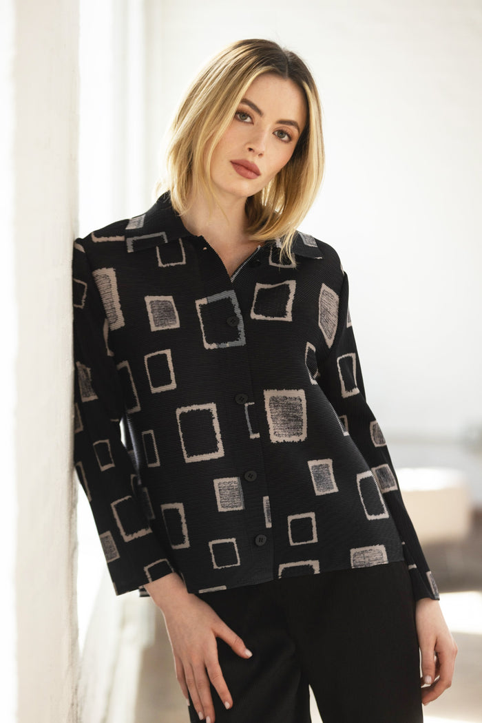 Parisian Pleats Night Out Occasion Jacket