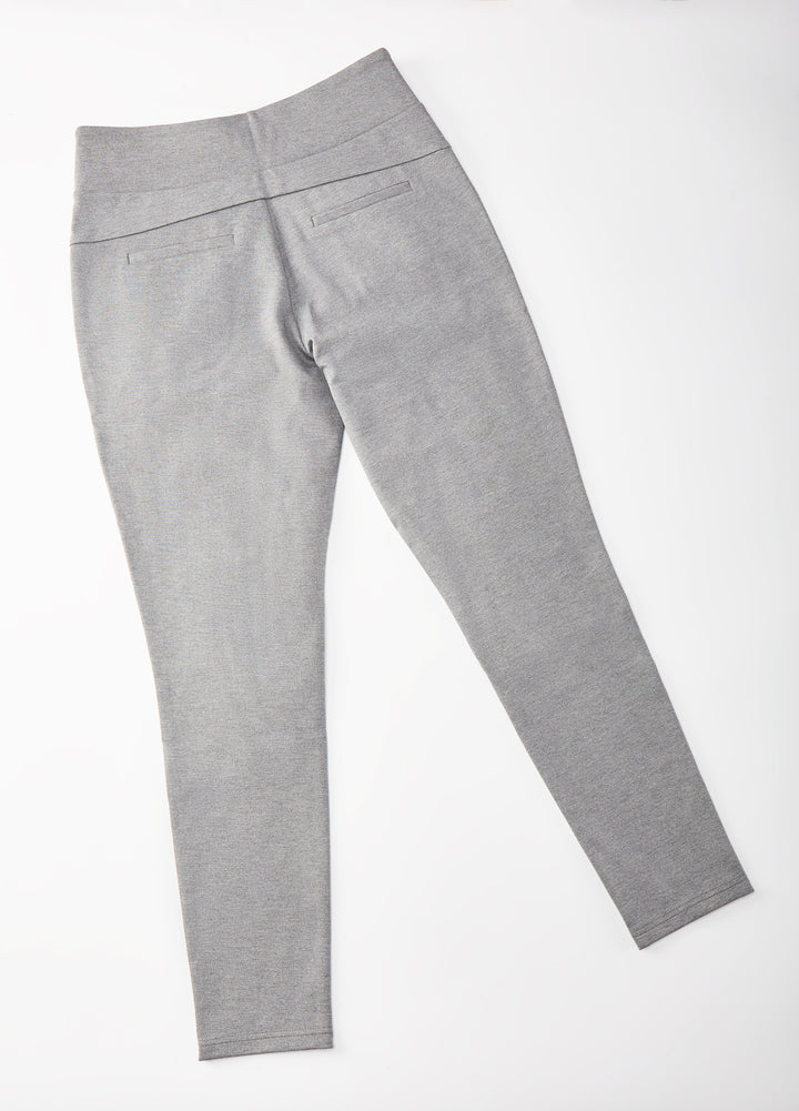 Perfect Slimline Ponte Pants in Grey
