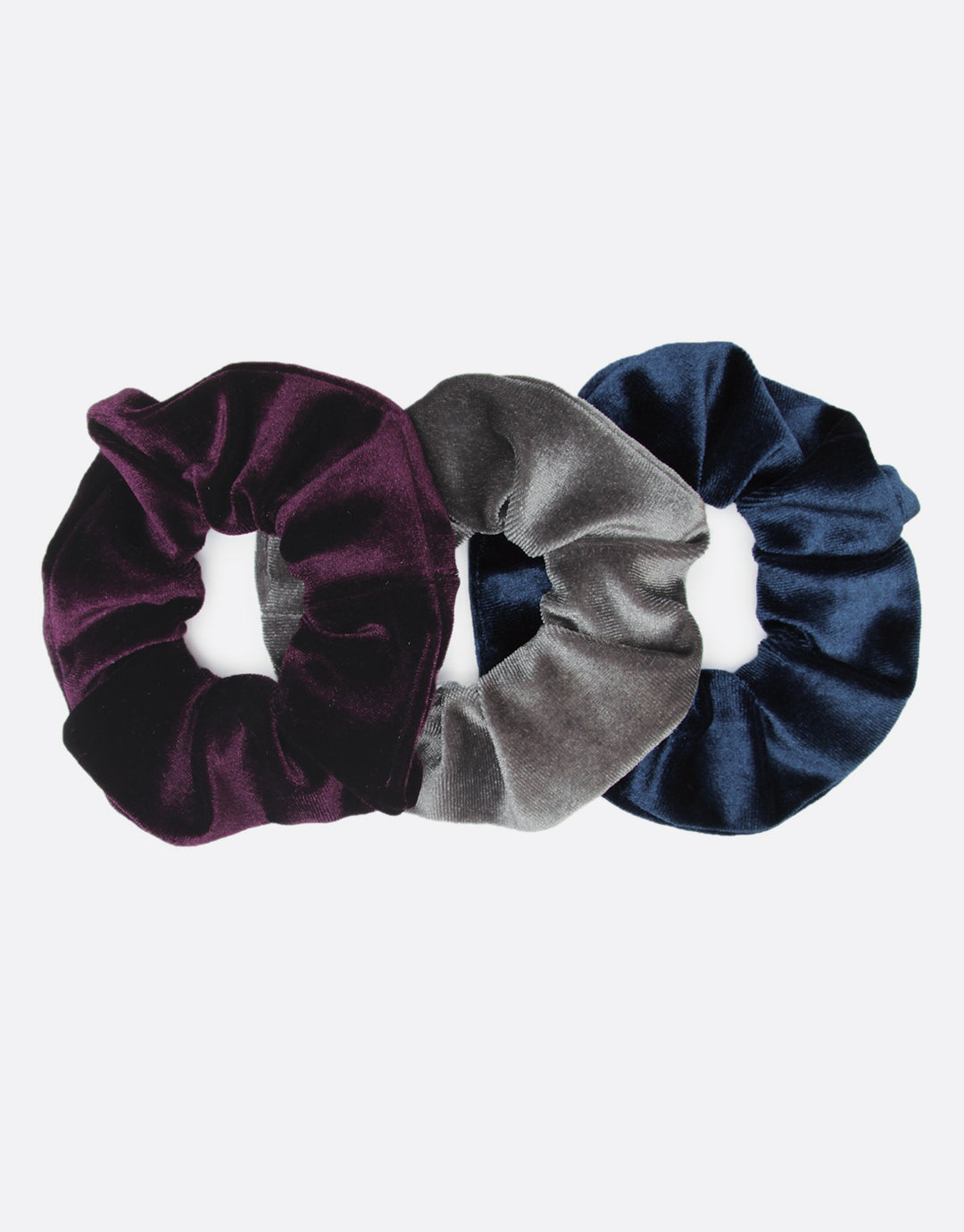 Parisian Garden Velvet Scrunchies (3 pack)