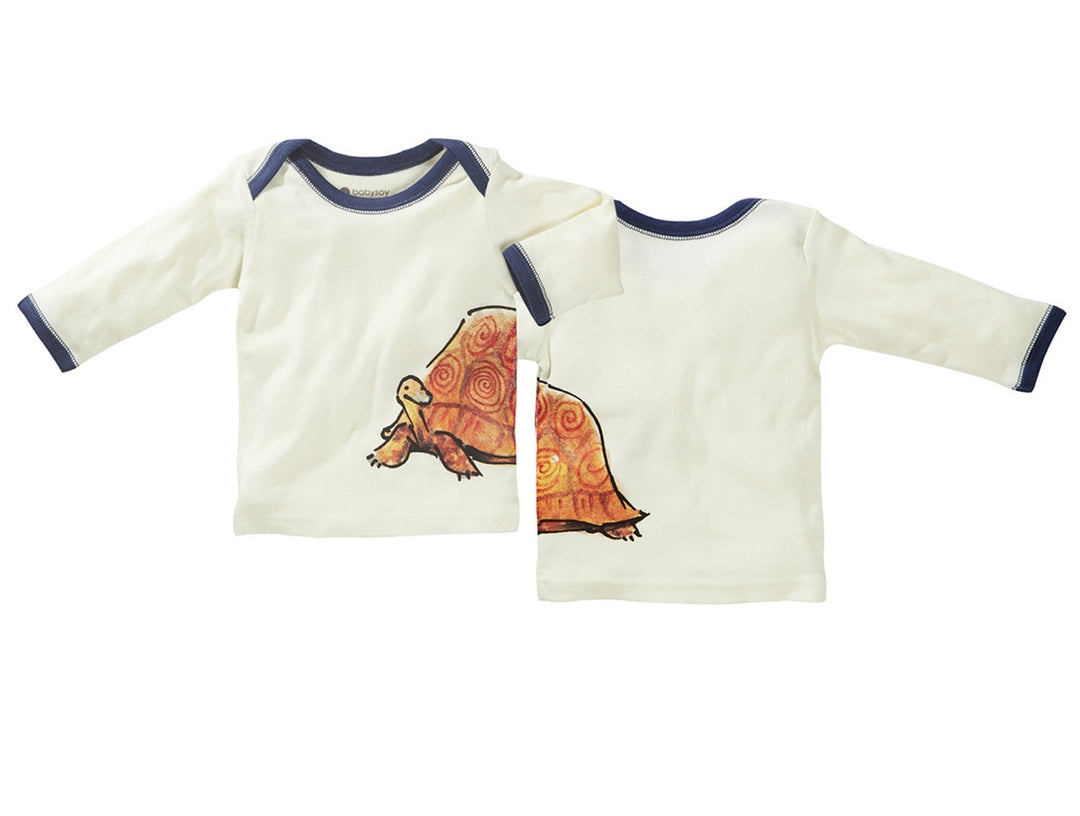 Jane Goodall Animal Lounge Tee with Tortoise 18-24 Months