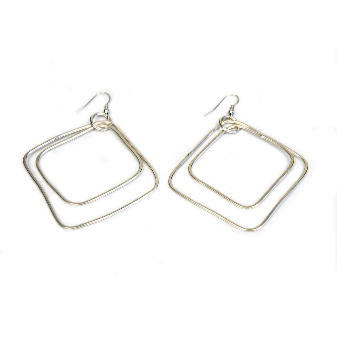Square Bouquet Earrings