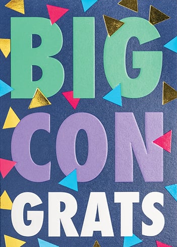 Big Congrats Card