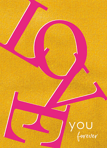 Love is Golden Anniversary Card