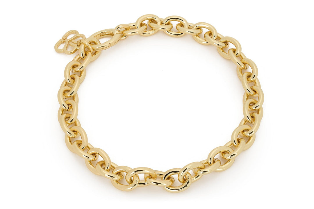 Bold Gold Chunky Chain Bracelet