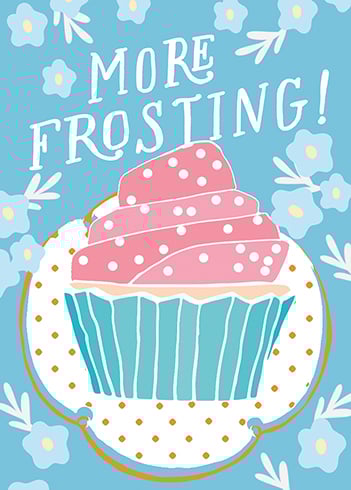 Frosting Birthday Card