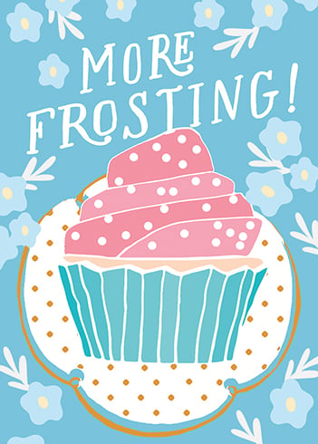 Frosting Birthday Card