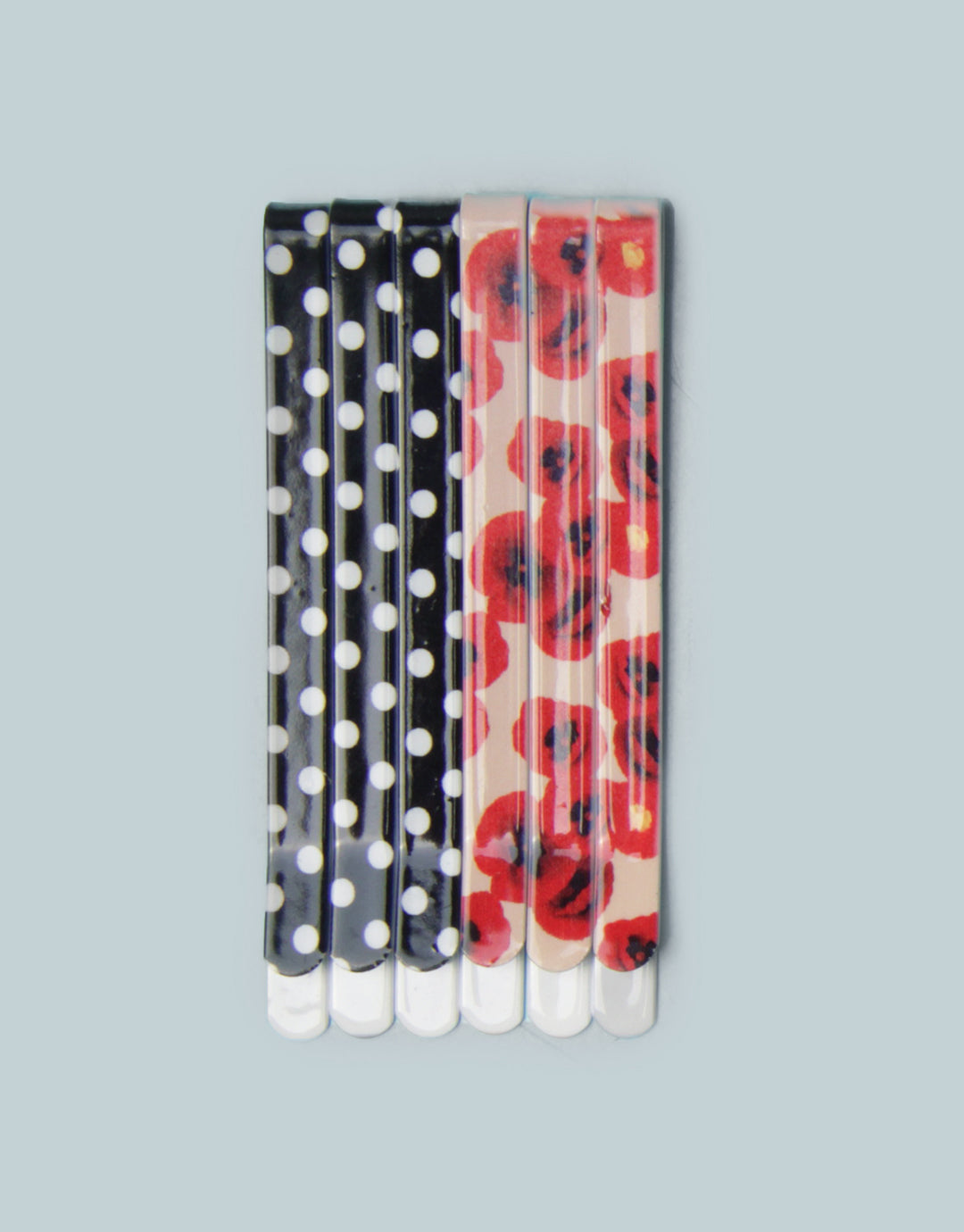 Bobby Pins in Provincial Poppy