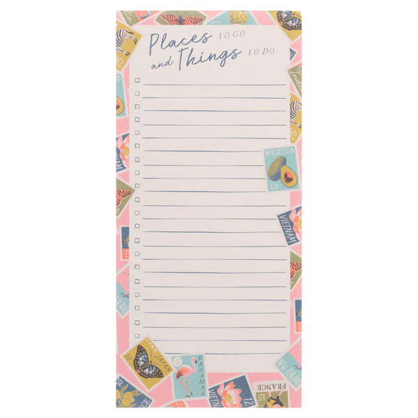 Long Magnetic Notepad - Stamps