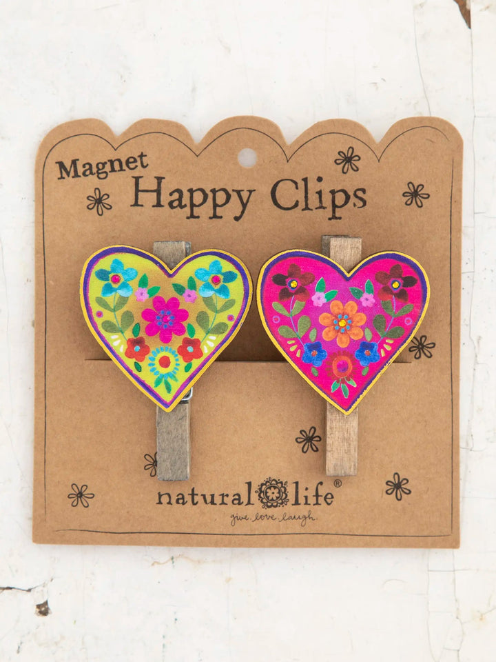 Happy Clips Hearts - Magnet Set of 2