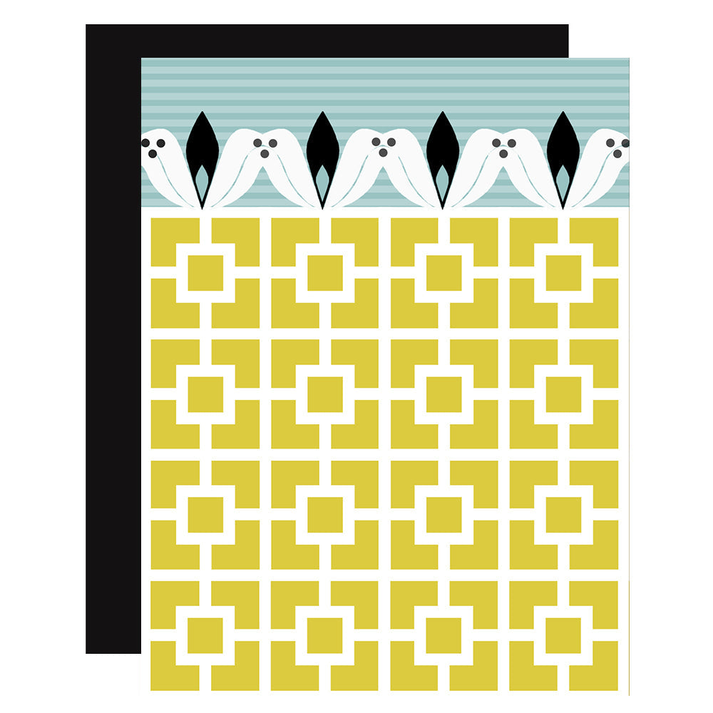 Breeze Block and Lotus Notecard Boxed Set