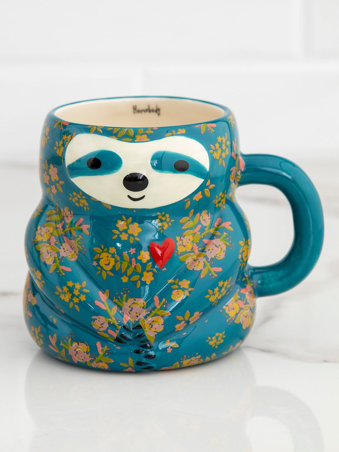 Folk Art Coffee Mug - Sylvia the Sloth