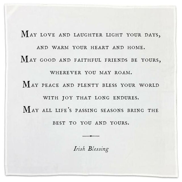 May Love And Laughter Light Your Days Dish Towel