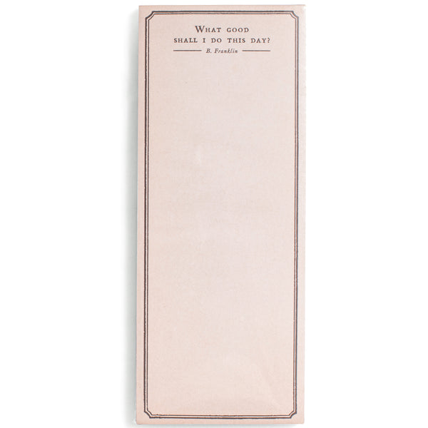 Skinny Notepad - What Good Shall I Do...