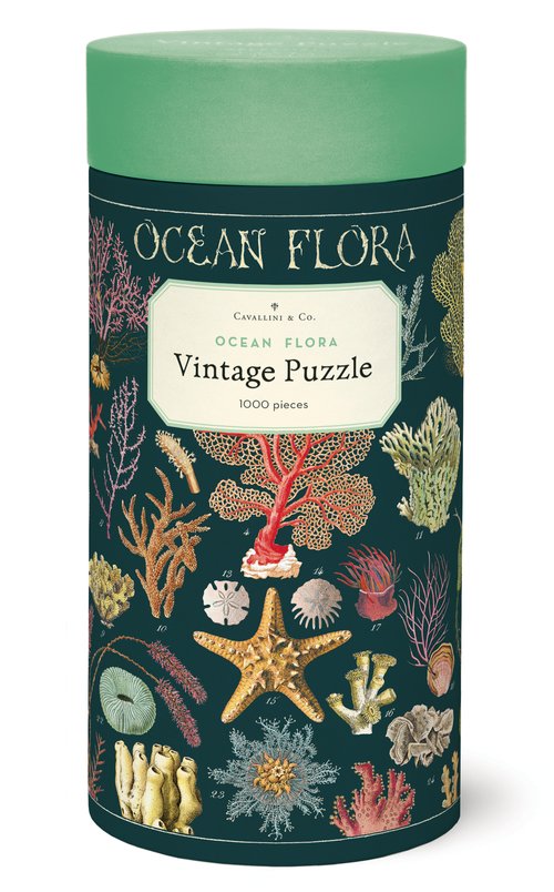 Ocean Flora - 1,000 Piece Vintage Puzzle