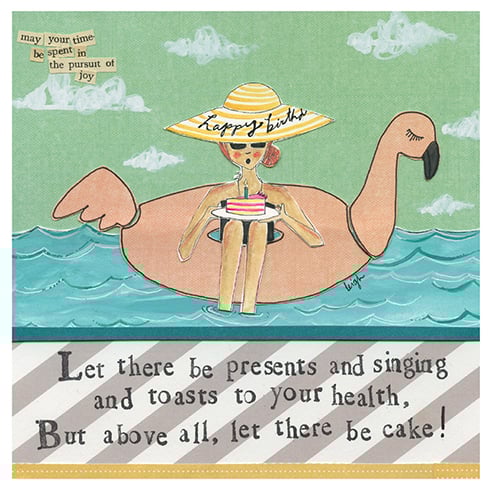 'Let There Be Cake!' Birthday Card