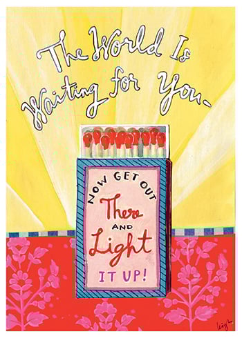 Light It Up Congratulations or Support Card