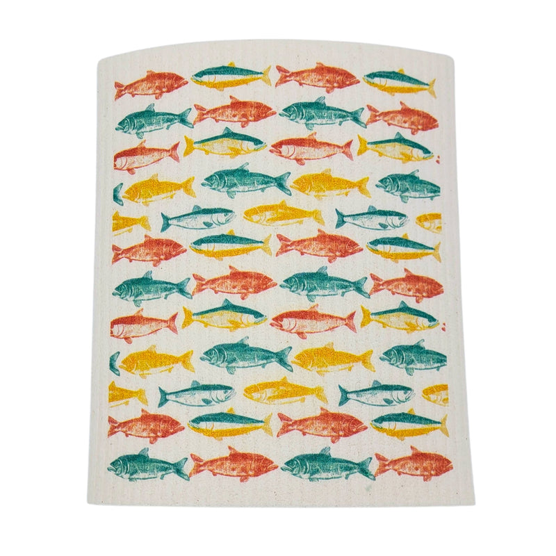 Catch of the Day Tuna Fun Swedish Dishcloth