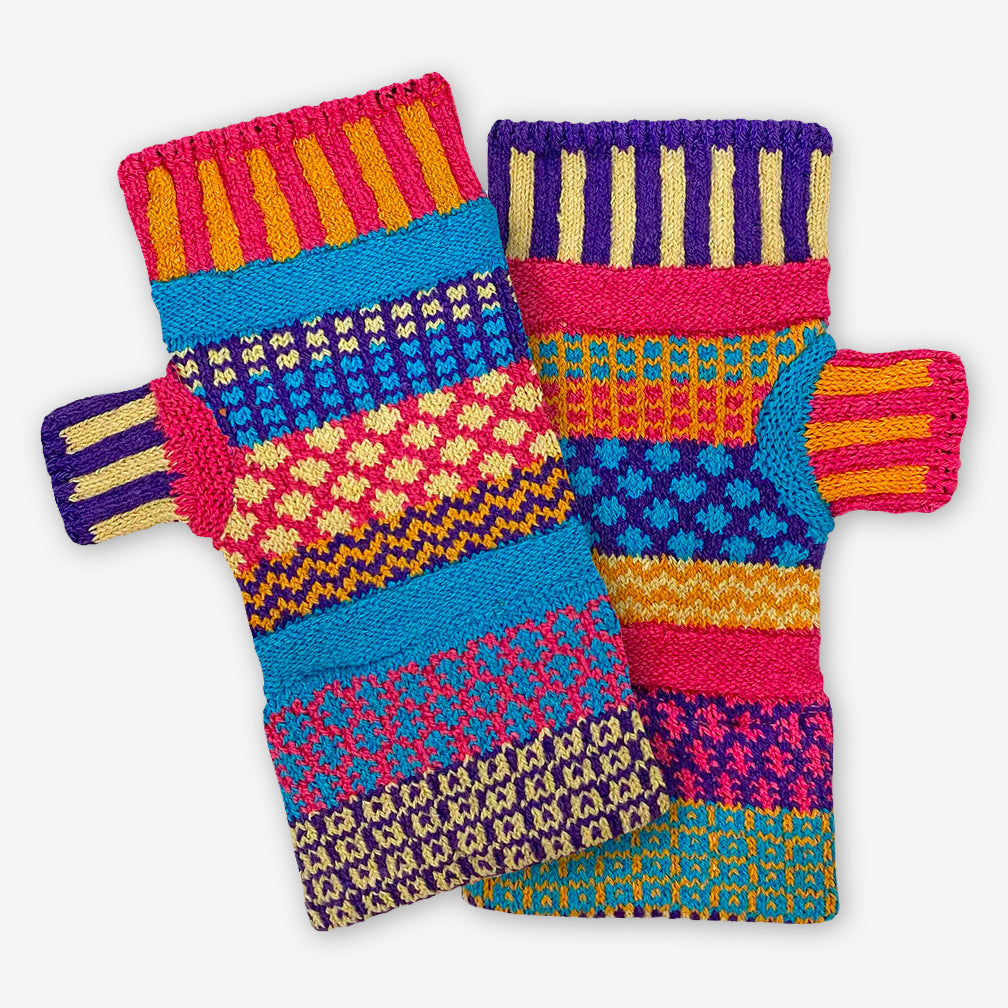 Fingerless Mittens in Sunny