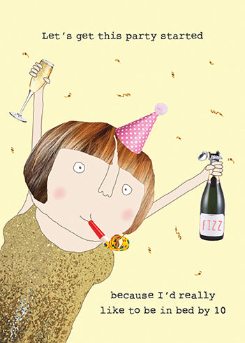 Party Started Birthday Card