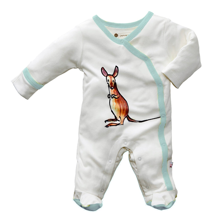 Jane Goodall Animal Footie with Mala Kangaroo