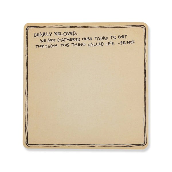 Small Notepad - Dearly Beloved (Prince)