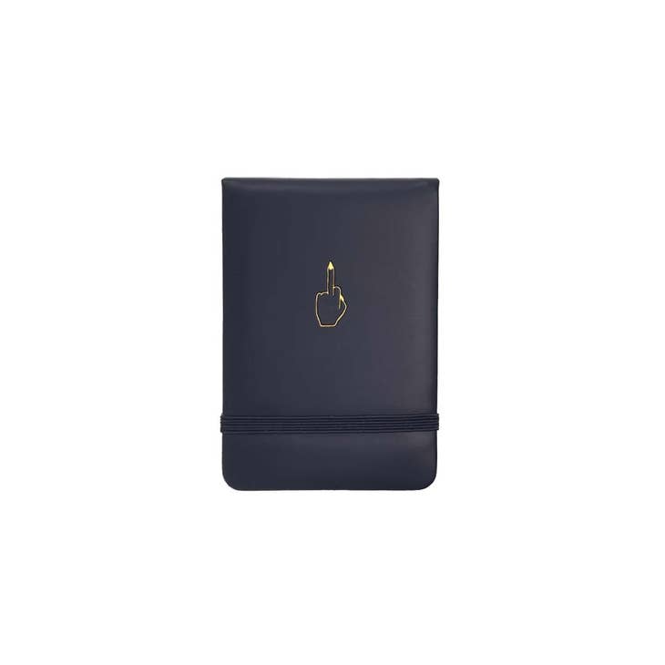 Middle Finger Pocket Journal in Black