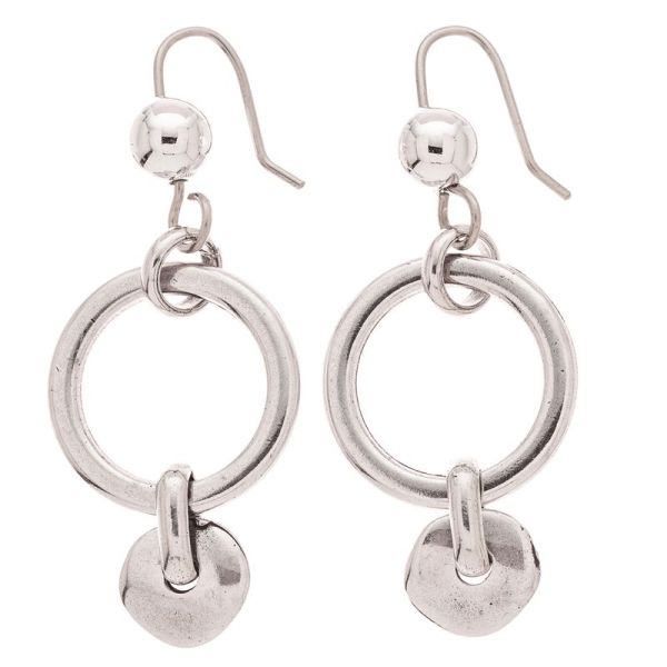 Toledo Post Circle Bead Earrings