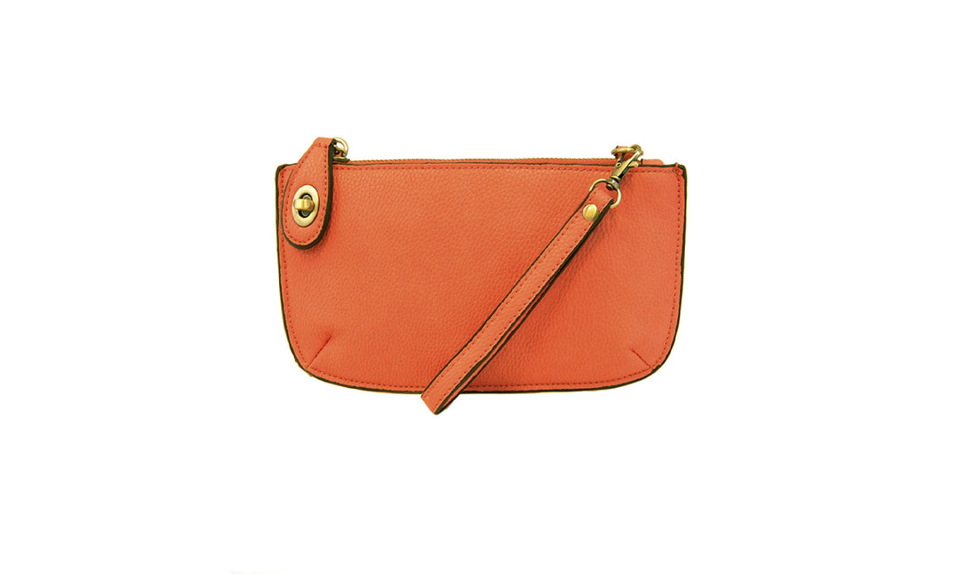 Crossbody Wristlet Clutch- Vegan Leather