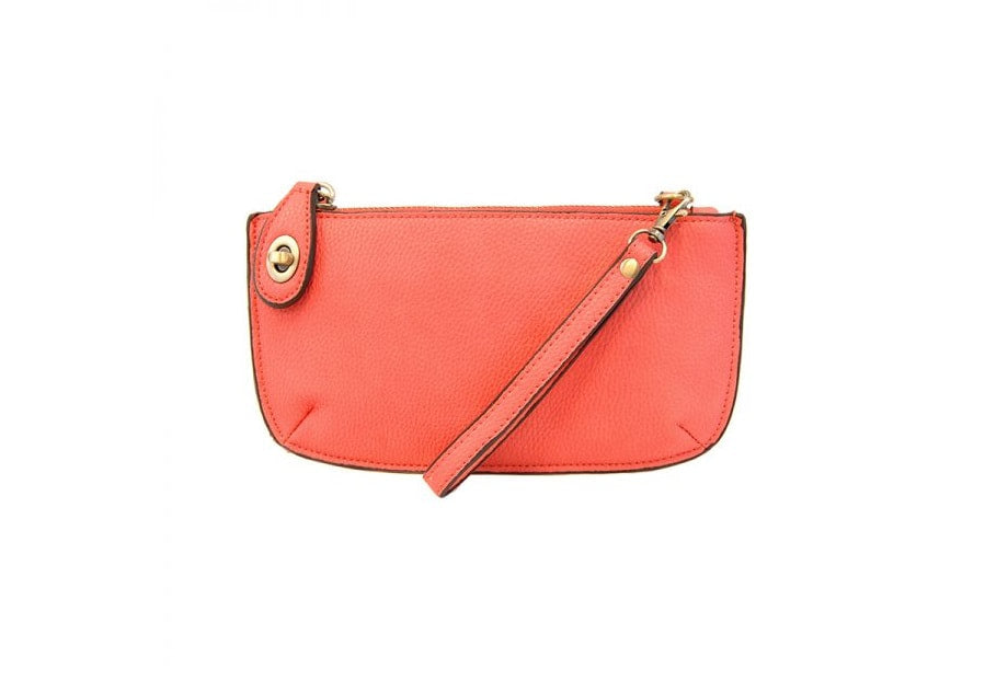 Crossbody Wristlet Clutch- Vegan Leather