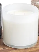 Elements Collection Glass Candle - Light
