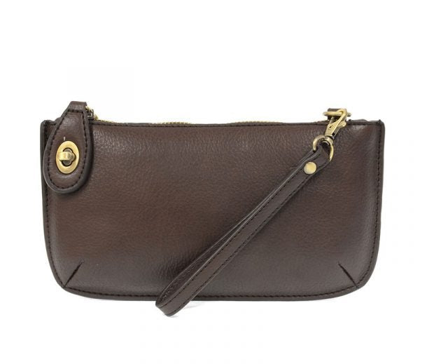 Crossbody Wristlet Clutch - Vegan Leather