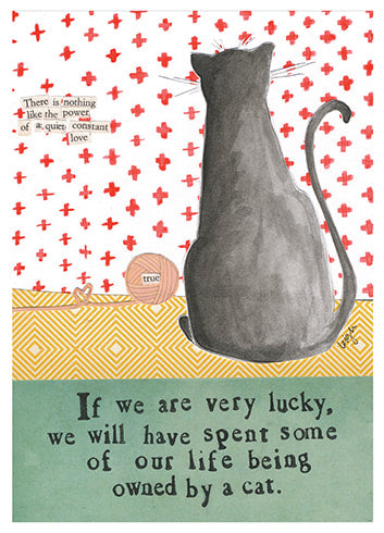 'Owned By A Cat' Support Card