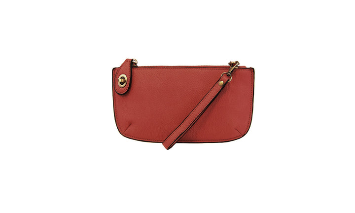 Crossbody Wristlet Clutch- Vegan Leather