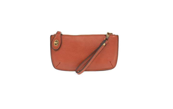 Crossbody Wristlet Clutch- Vegan Leather