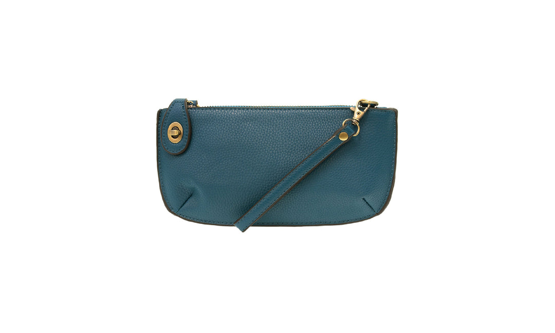 Crossbody Wristlet Clutch- Vegan Leather