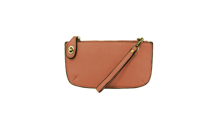 Crossbody Wristlet Clutch- Vegan Leather