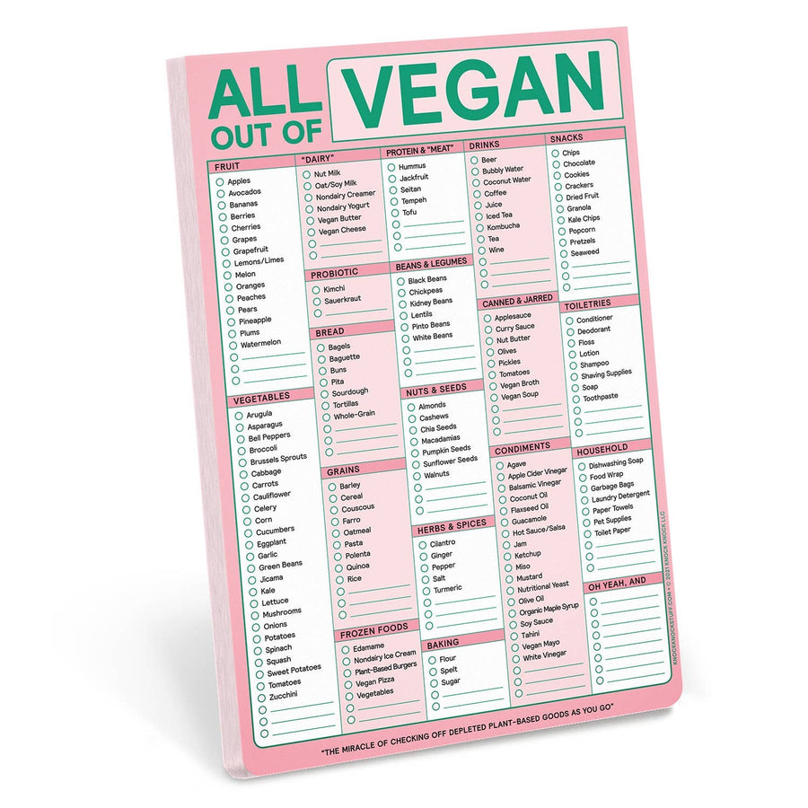 All Out Of Pad® with Magnet Pastel Vegan Version
