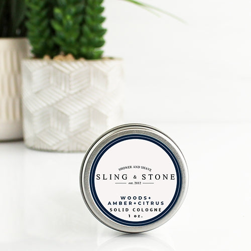Woods + Amber + Citrus Solid Perfume