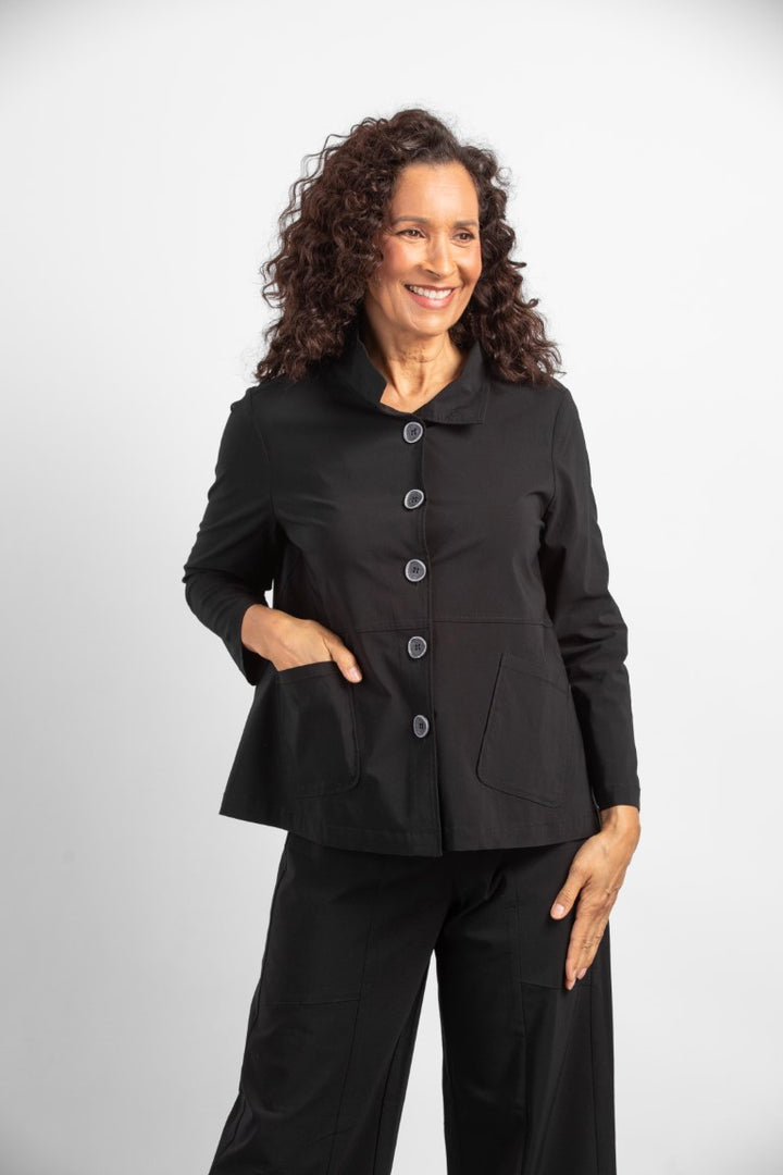 Power Stretch EZ Swing Jacket in Black