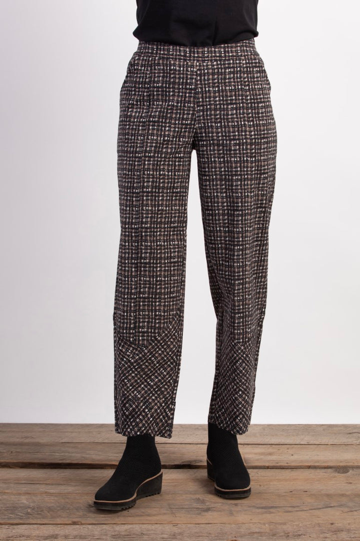 Power Stretch Seamed Ankle Pant in Driftwood