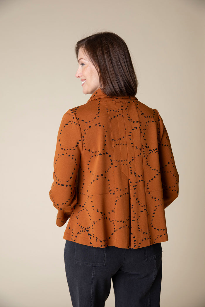 Circle Knit Jord Retro Jacket in Ginger