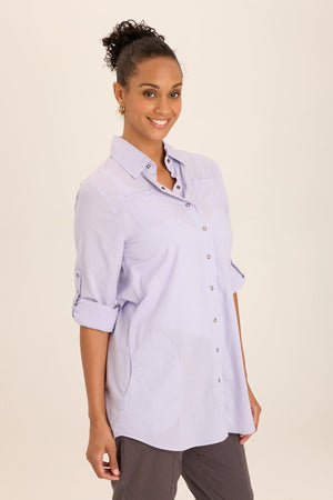 Reporter Blouse  in Wind Flower