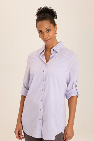 Reporter Blouse  in Wind Flower