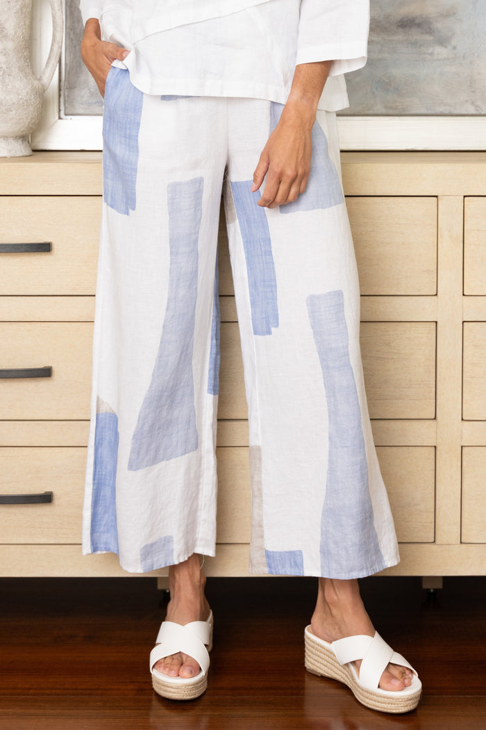 Coastal Colorblock Breeze Pant in Blues
