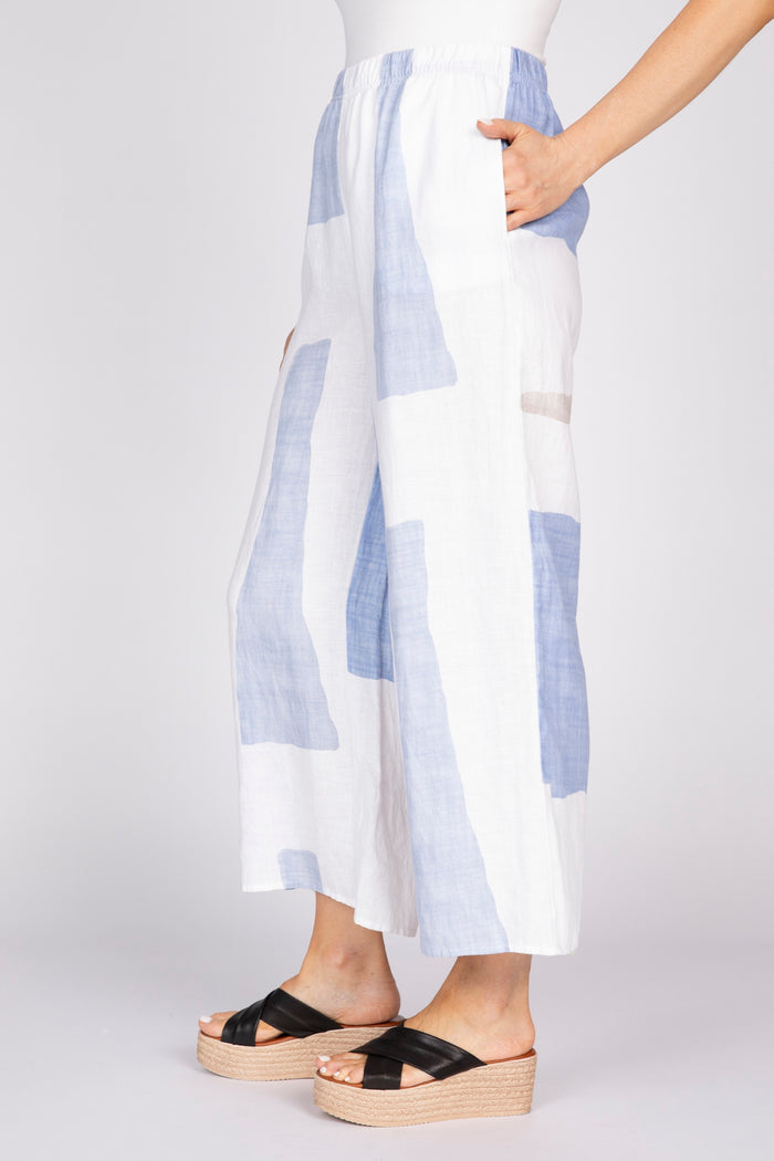 Coastal Colorblock Breeze Pant in Blues