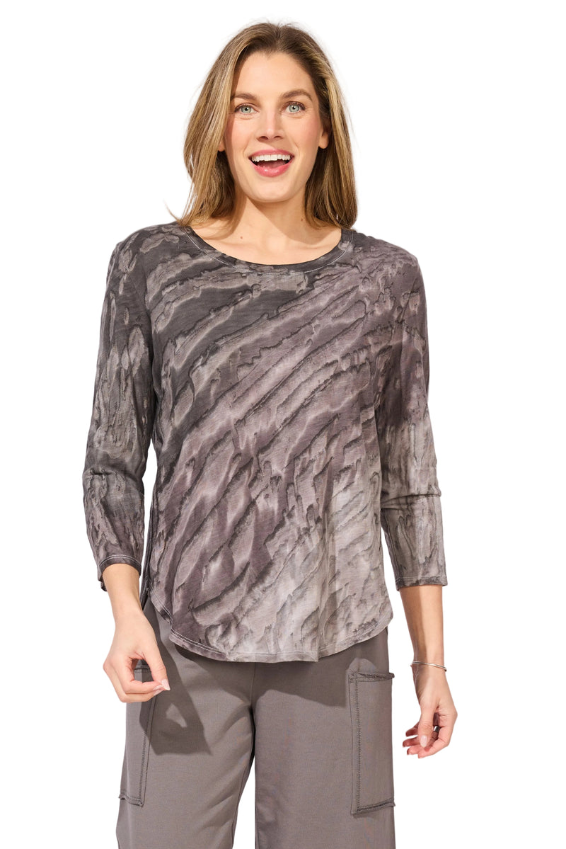 Mystic Dyed High Lo Tee