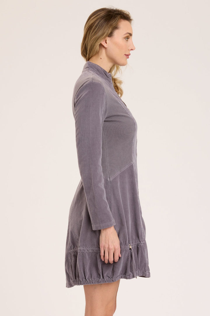 Corduroy Winifred Jacket Dress in Purple